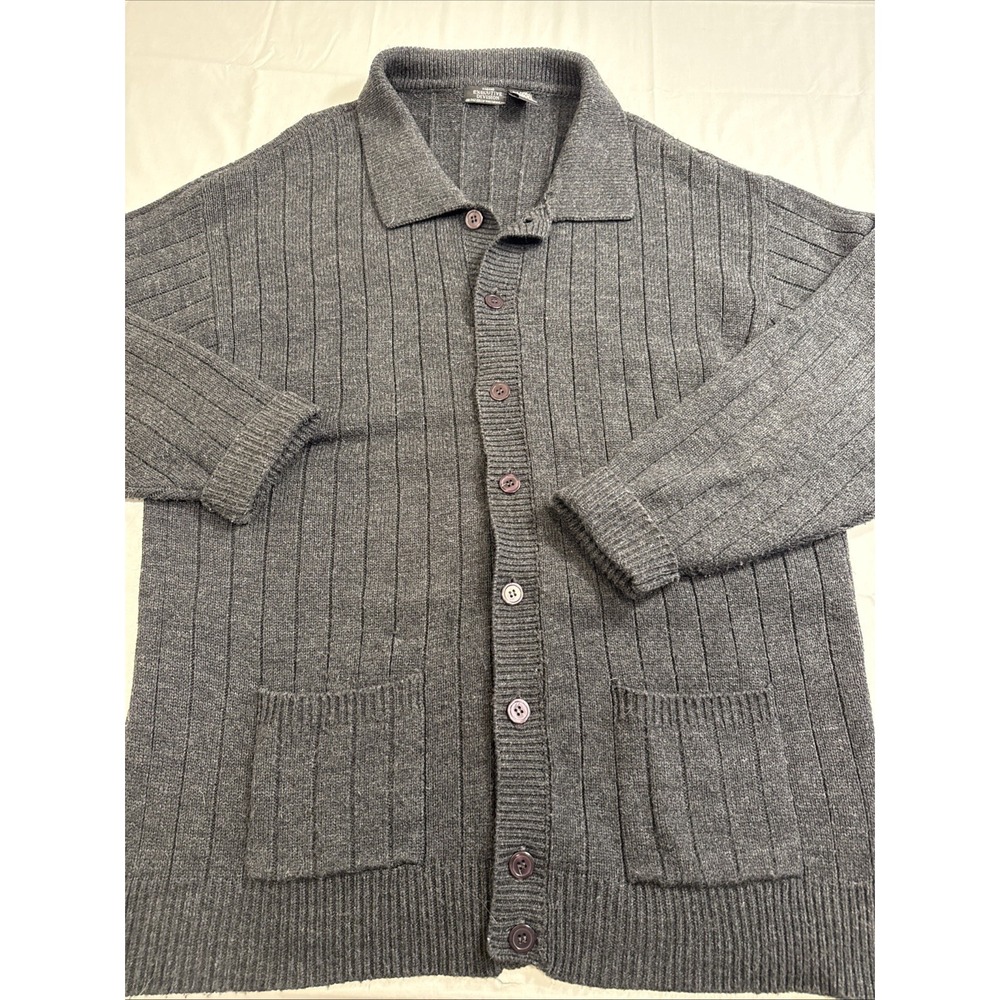 SWEATER CARDIGAN  MENS 3XL HABAND EXECUTIVE  GRANDPA Button‎ Up